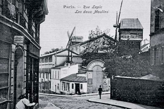 The Boulevard of Montmartre on a Winter Morning