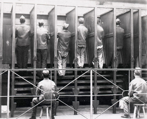 The treadmill at Pentonville Prison