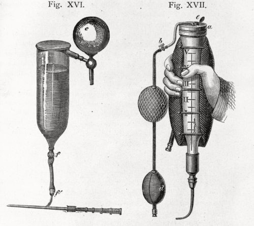 A late 19th century transfusion device, Wellcome Library